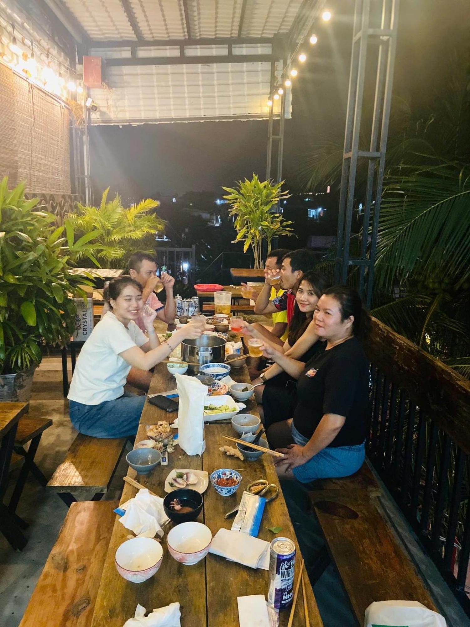 Gio Homestay And Coffee Ap Khanh Phuoc Exterior foto